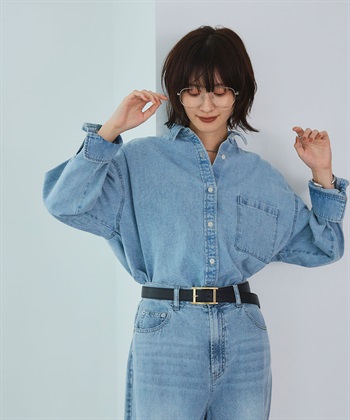 CROSS FUNCTION 《撥水》FRESH DENIM デニムシャツ_subthumb_6