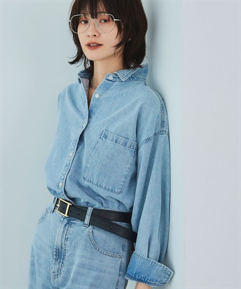 CROSS FUNCTION 《撥水》FRESH DENIM デニムシャツ_subthumb_7