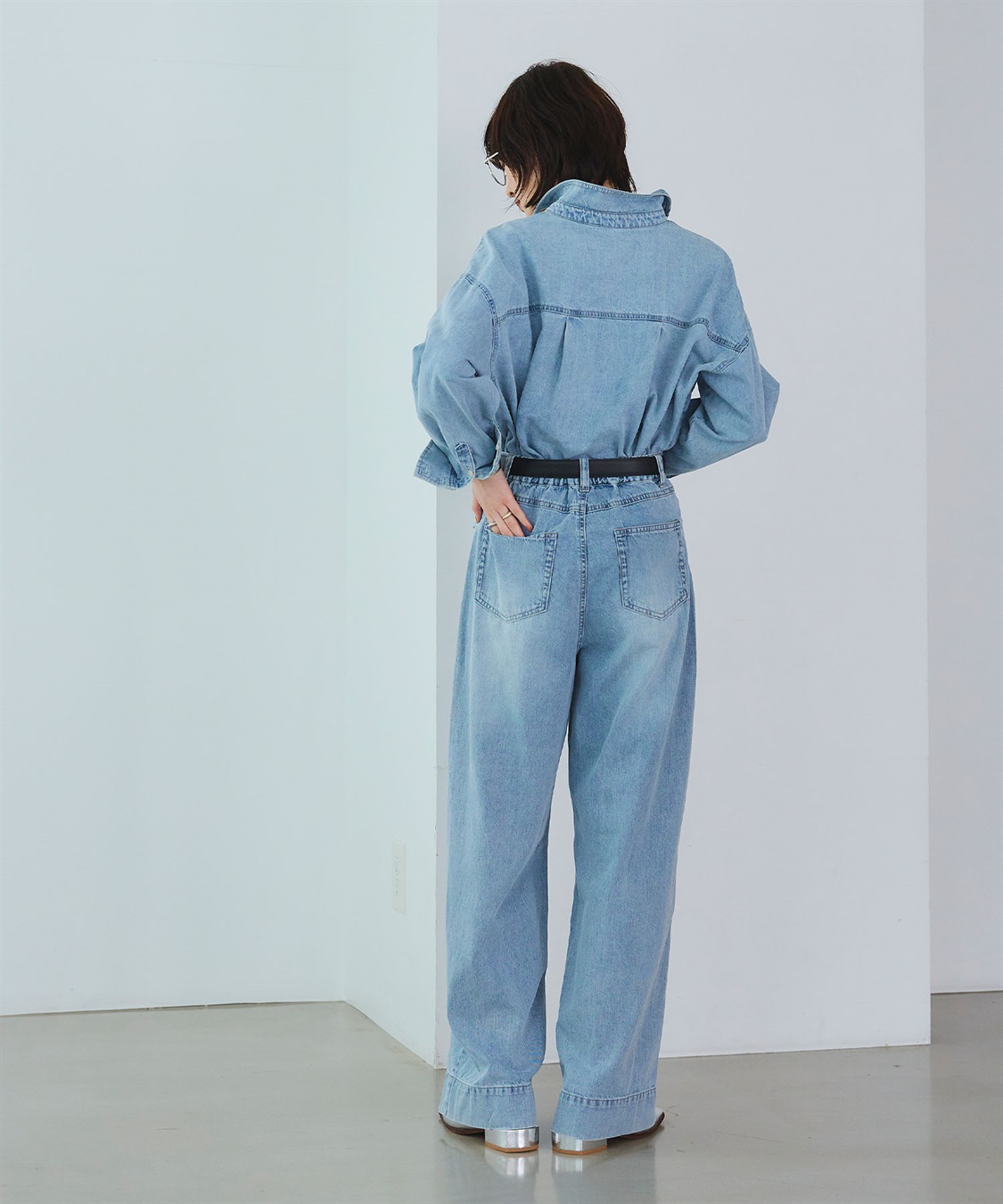 CROSS FUNCTION 《撥水》FRESH DENIM デニムシャツ_sub_14