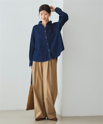 CROSS FUNCTION 《撥水》FRESH DENIM デニムシャツ_subthumb_20