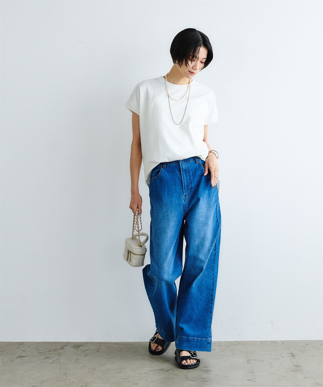CROSS FUNCTION 《ストレッチ》ワイドボックスデニムパンツ_sub_20