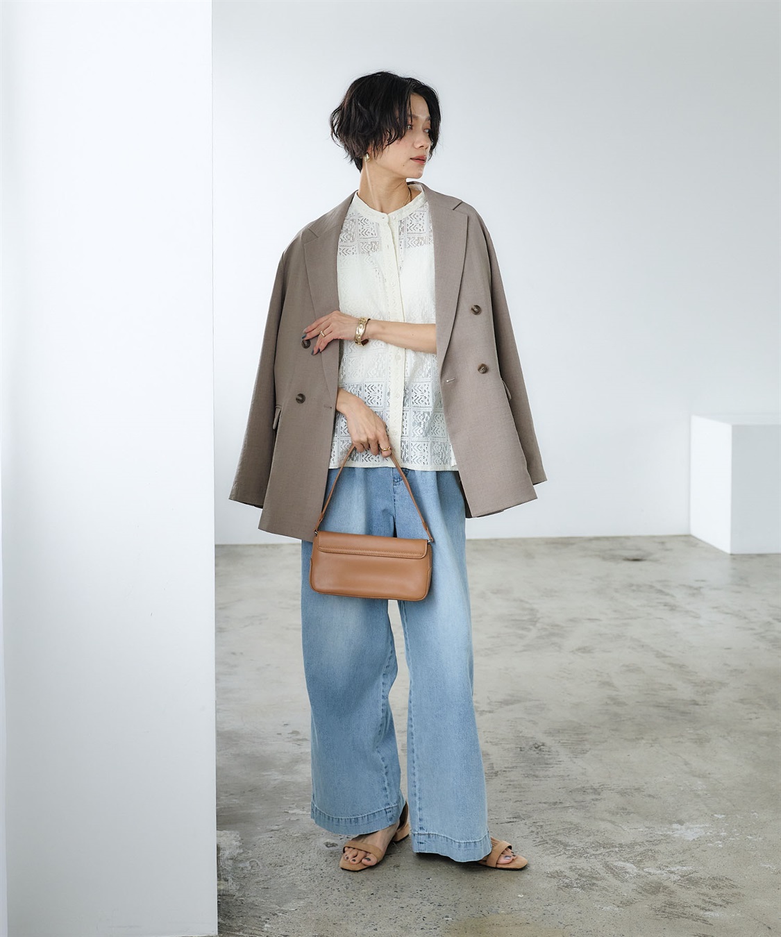 CROSS FUNCTION 《撥水》FRESH DENIM ドロストデニムワイドパンツ_sub_10