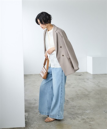 CROSS FUNCTION 《撥水》FRESH DENIM ドロストデニムワイドパンツ_subthumb_11