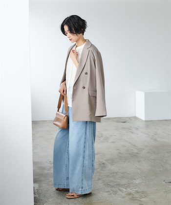 CROSS FUNCTION 《撥水》FRESH DENIM ドロストデニムワイドパンツ_subthumb_12