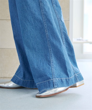 CROSS FUNCTION 《撥水》FRESH DENIM ドロストデニムワイドパンツ_subthumb_26