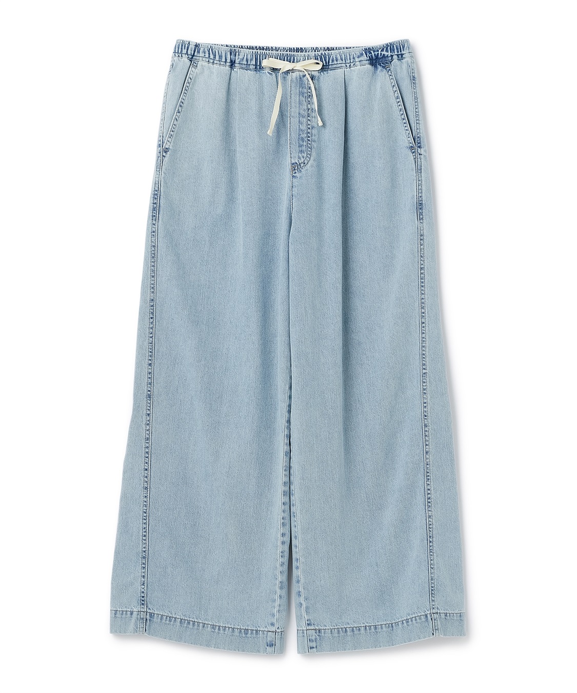 CROSS FUNCTION 《撥水》FRESH DENIM ドロストデニムワイドパンツ_sub_27