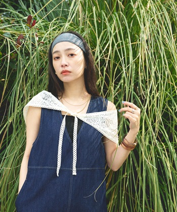 CROSS FUNCTION 《撥水》FRESH DENIM デニムルーズオールインワン_subthumb_15