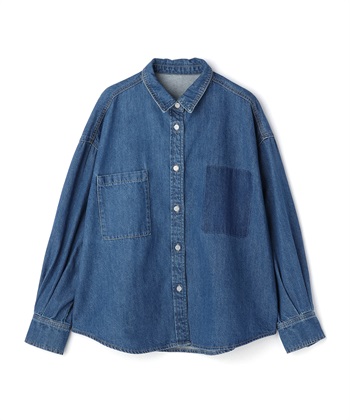 CROSS FUNCTION 《撥水》FRESH DENIM ポケットデザインデニムシャツ_subthumb_27