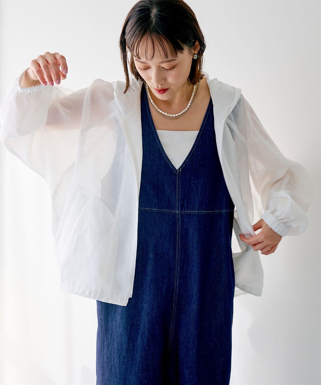 CROSS FUNCTION 《洗える》サマ美え シアーZIPパーカー_sub_13