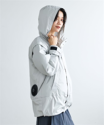 CROSS FUNCTION 空調服(R)  4way晴雨兼用冷感UVマウンテンパーカー_subthumb_6