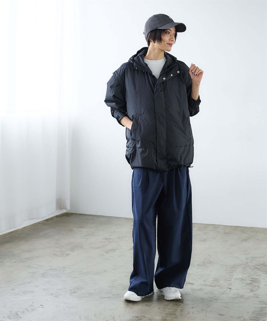 CROSS FUNCTION 空調服(R)  4way晴雨兼用冷感UVマウンテンパーカー_sub_13