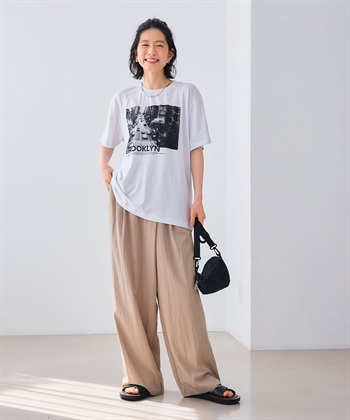 CROSS FUNCTION エブ楽 BROOKLYNフォトプリントTシャツ_subthumb_8