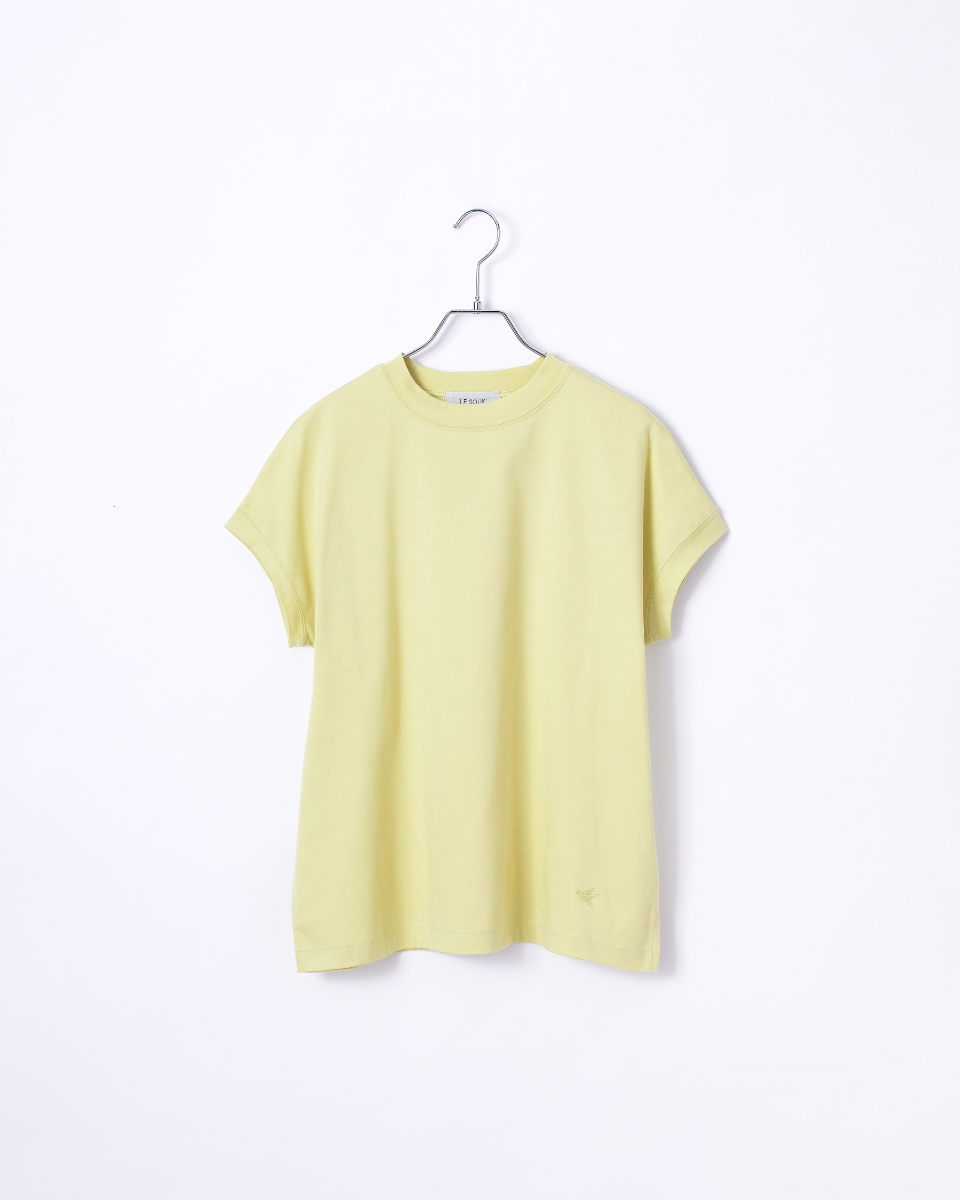モックネックスムースTシャツ【接触冷感・吸水速乾】の画像