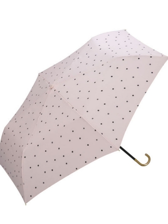 【Wpc.】折りたたみ傘 ミルキードット ミニ【折り畳み傘 撥水 50cm コンパクト 晴雨兼用 水玉】