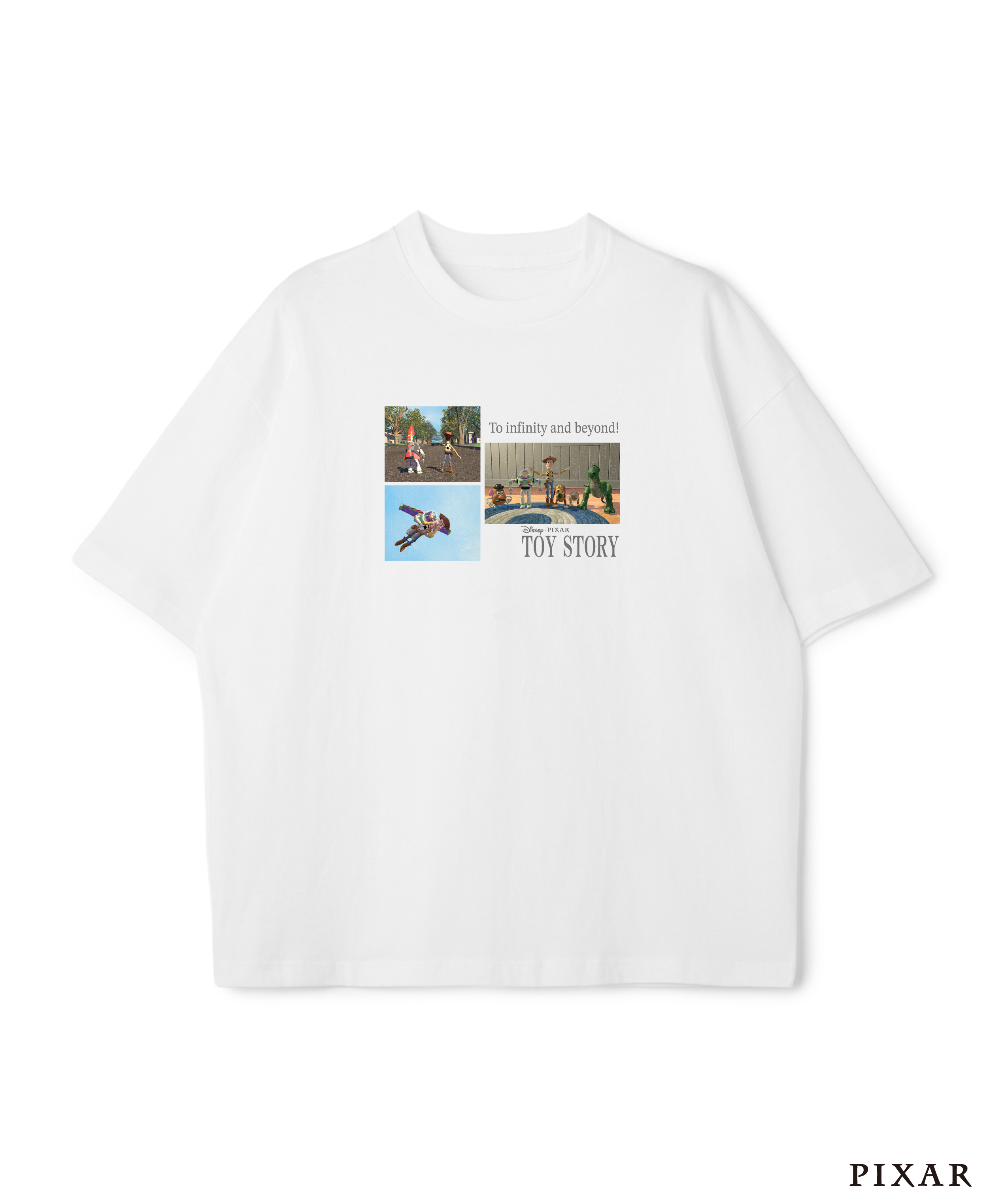 LAFUKU 【TOY STORY/トイ・ストーリー】MovieグラフィックTシャツ / Over Harf Sleeve Graphic T-shirt《UNISEX》