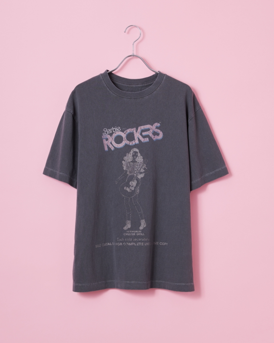 《Barbie×ELLEgirl》ROCKRSロゴTシャツの商品画像