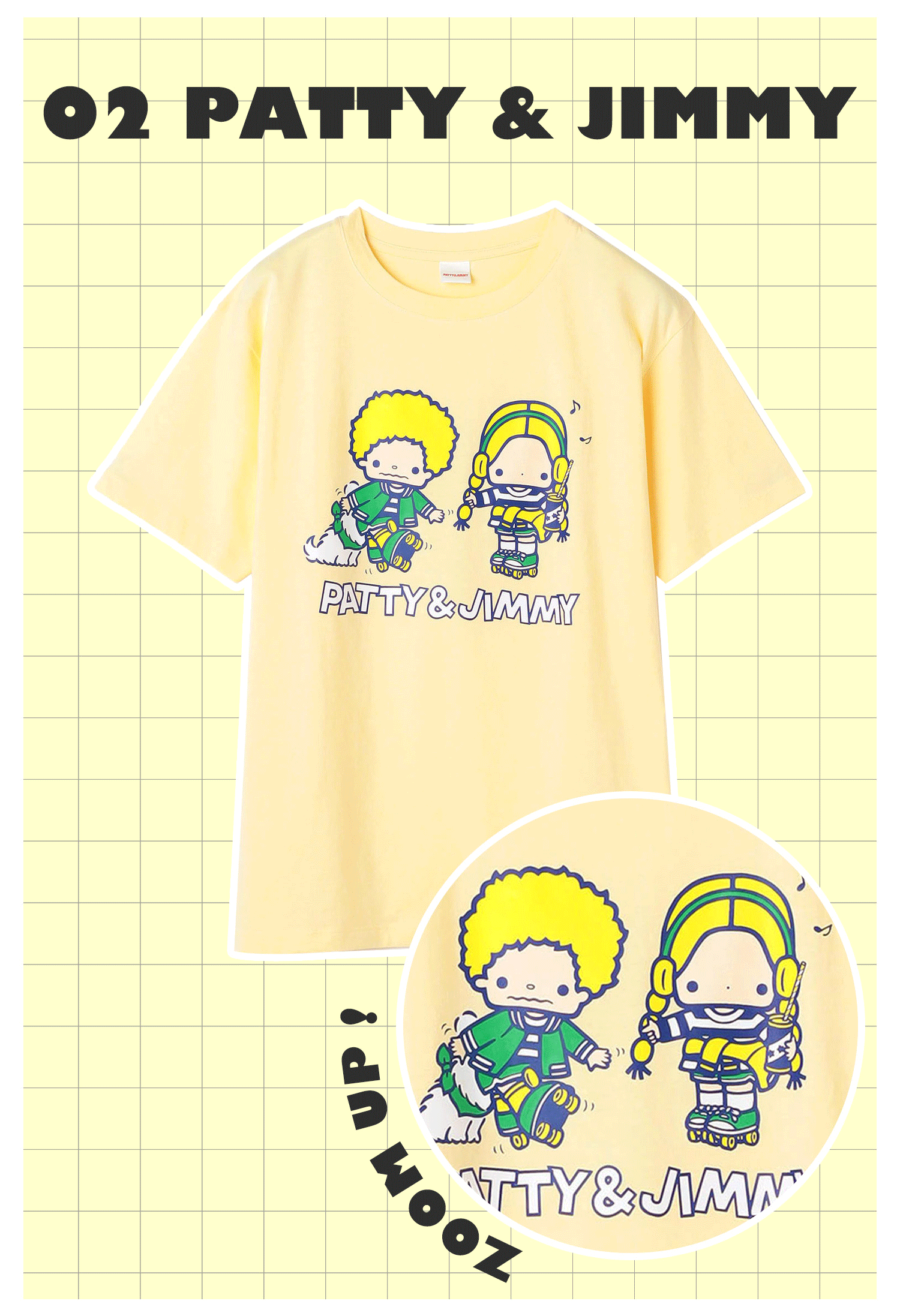 パティ＆ジミープリント半袖Tシャツ<br>¥2,189(tax in)