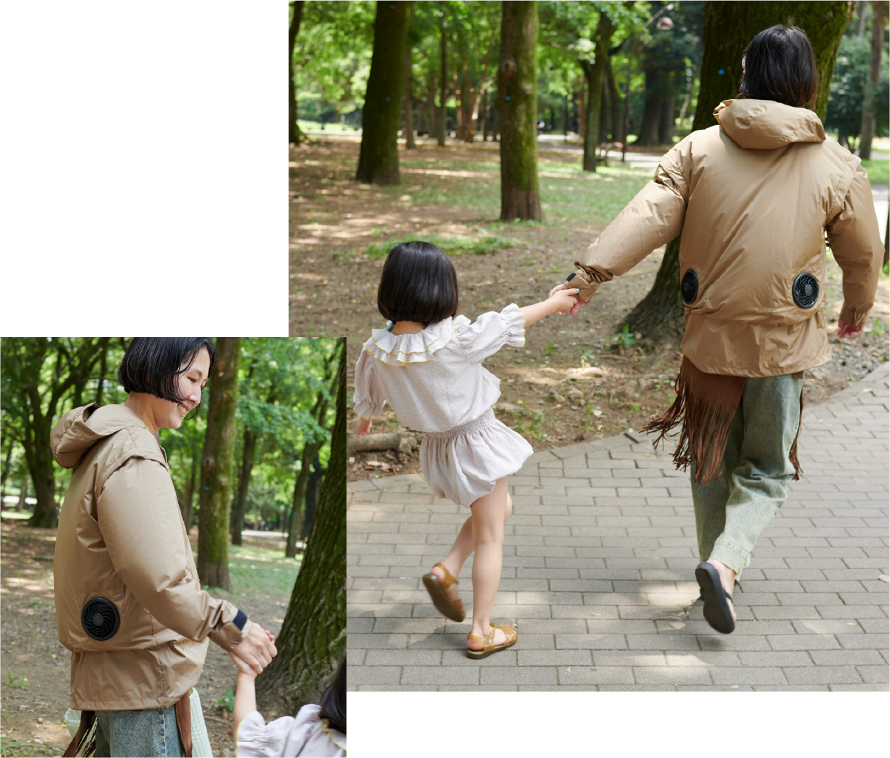 高橋美帆 空調服着用シーン